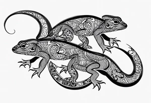 lizards tattoo idea