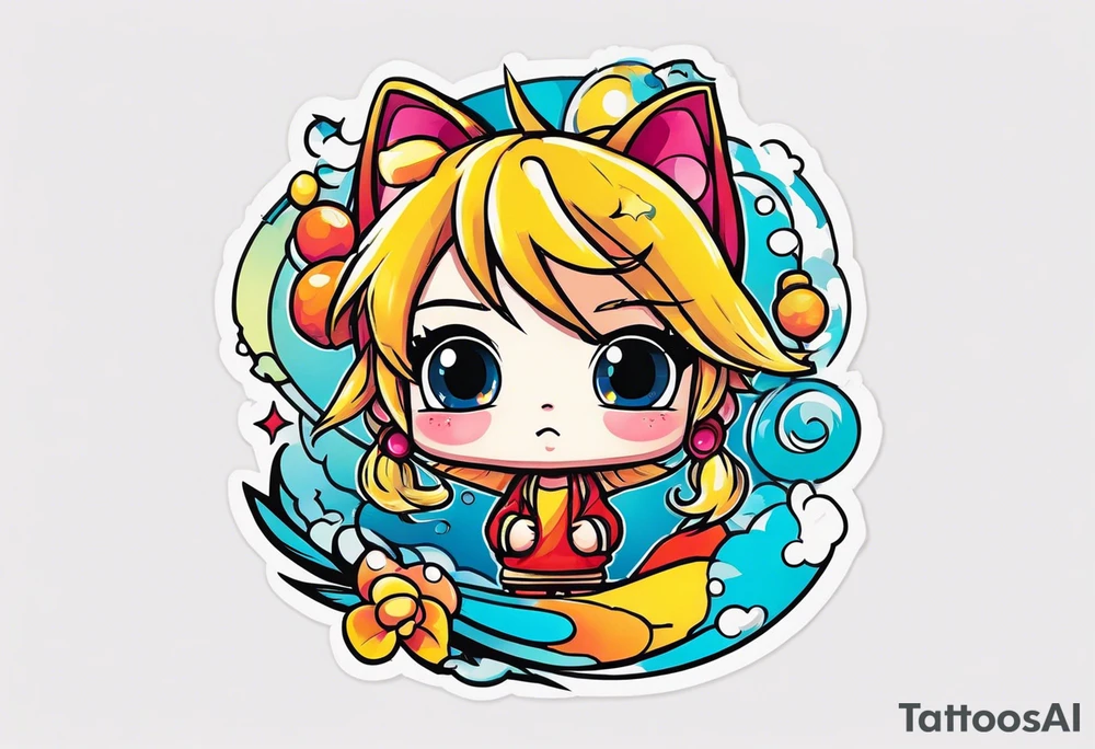 Little anime tattoo idea