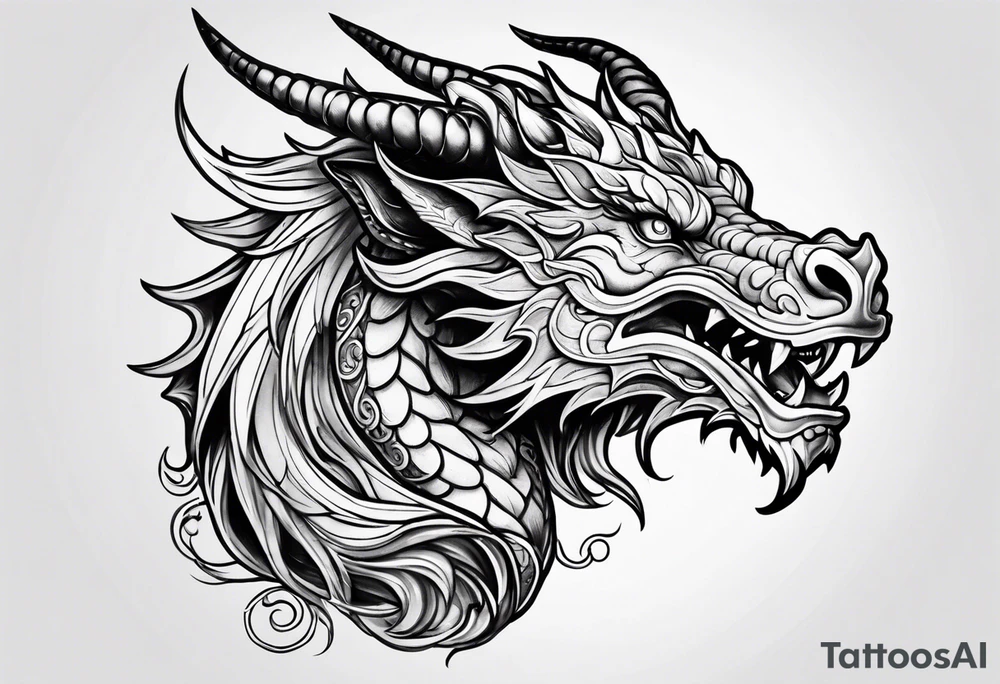 Taurus dragon whole body girly tattoo idea