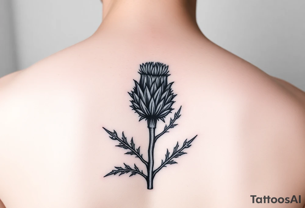 Scottish thistle tattoo idea