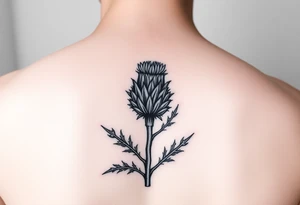 Scottish thistle tattoo idea