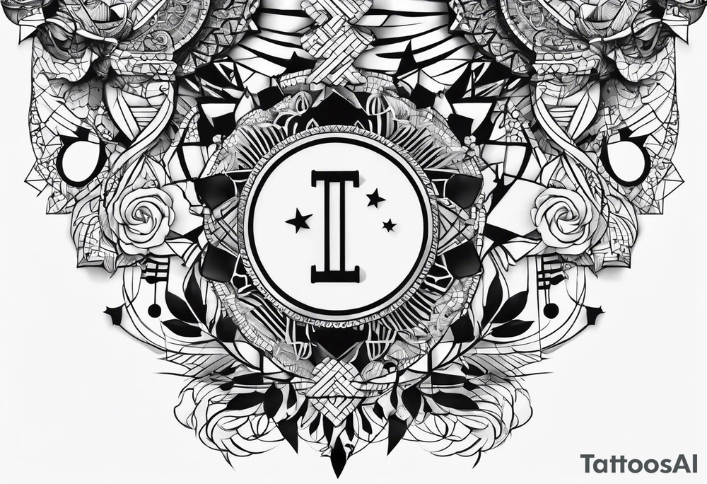 DNA strand tattoo idea