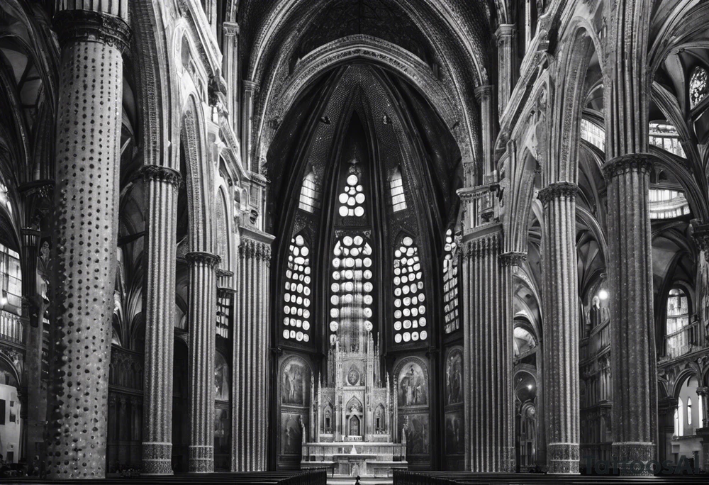 duomo of Milan tattoo idea