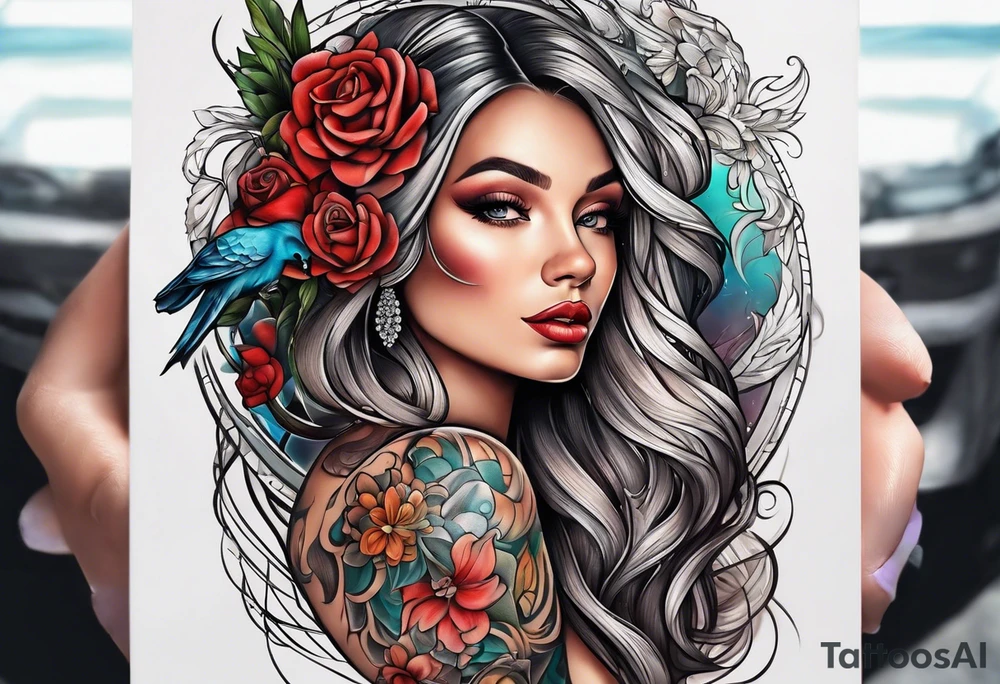 mother daughter tattoo idea