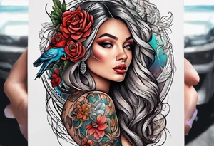mother daughter tattoo idea