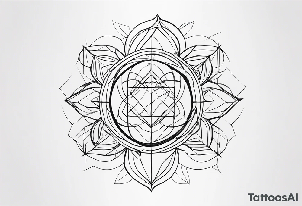Abstract Art tattoo idea