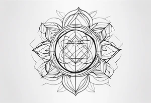 Abstract Art tattoo idea