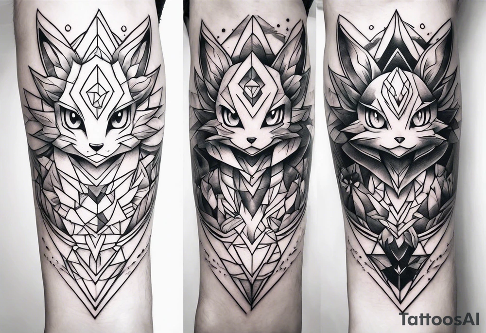 full sleeve tattoo
pokemon tattoo idea