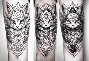 full sleeve tattoo
pokemon tattoo idea