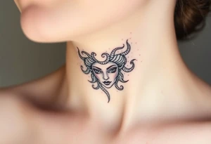 Small Medusa tattoo idea