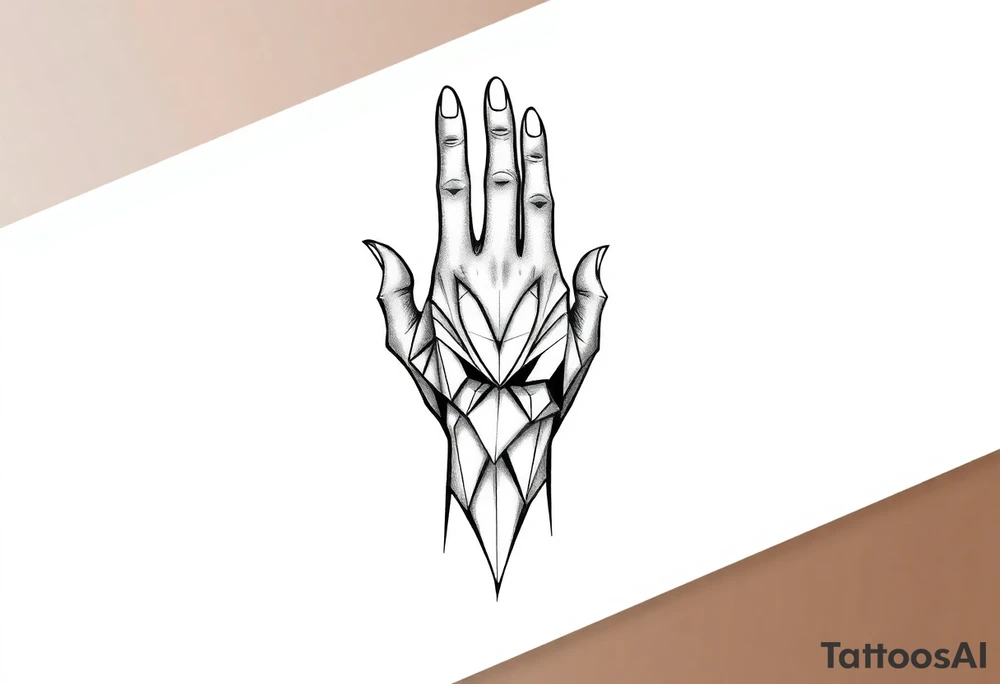 anime simple hand tattoo tattoo idea