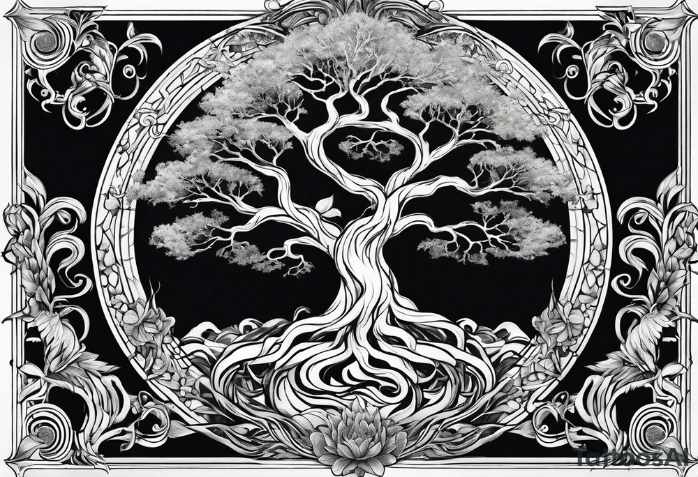 Yggdrasil 9 realm tattoo idea