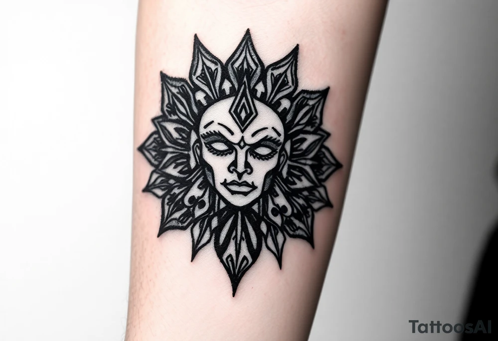 victory over coma and methadone. a new life in meditation. tattoo on the arm tattoo idea