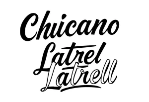 Chicano new school cursive style that says Latrell tattoo idea