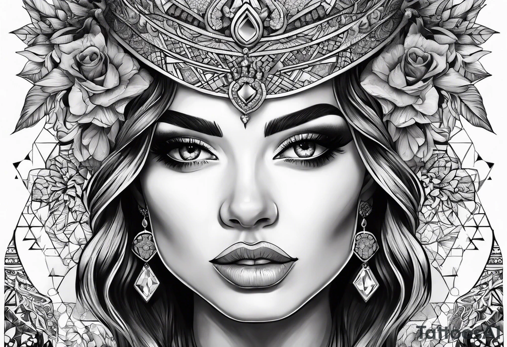 QUEEN OF SPADERS tattoo idea