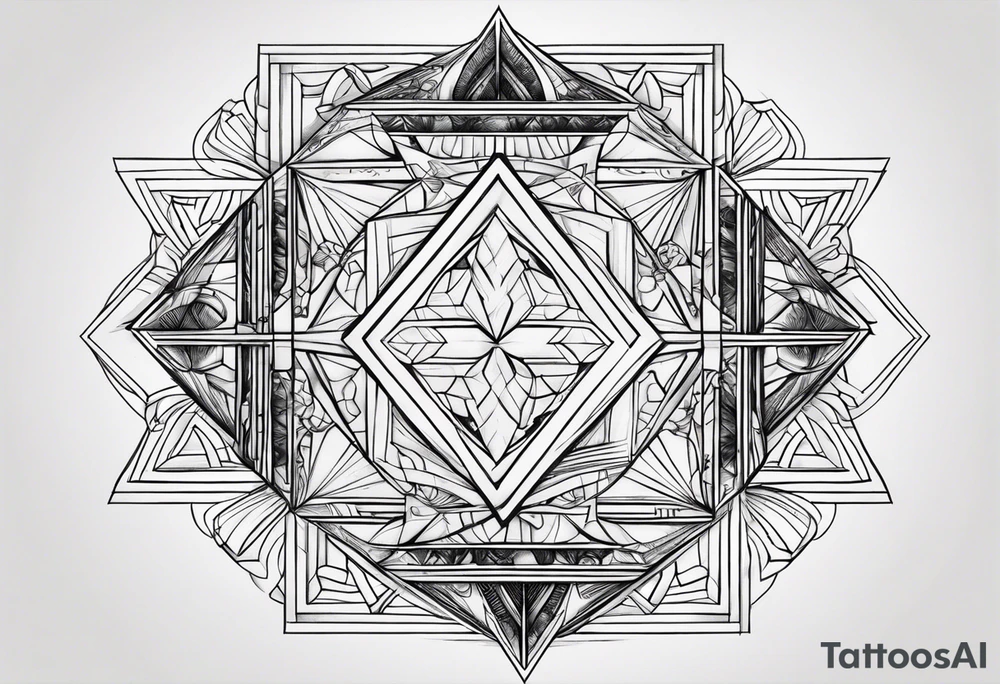 3 straight lines tattoo idea