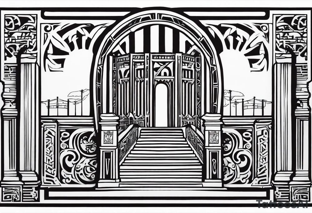 Valhalla gates steps tattoo idea