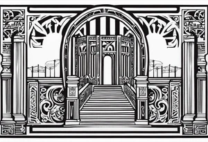 Valhalla  gates steps tattoo idea