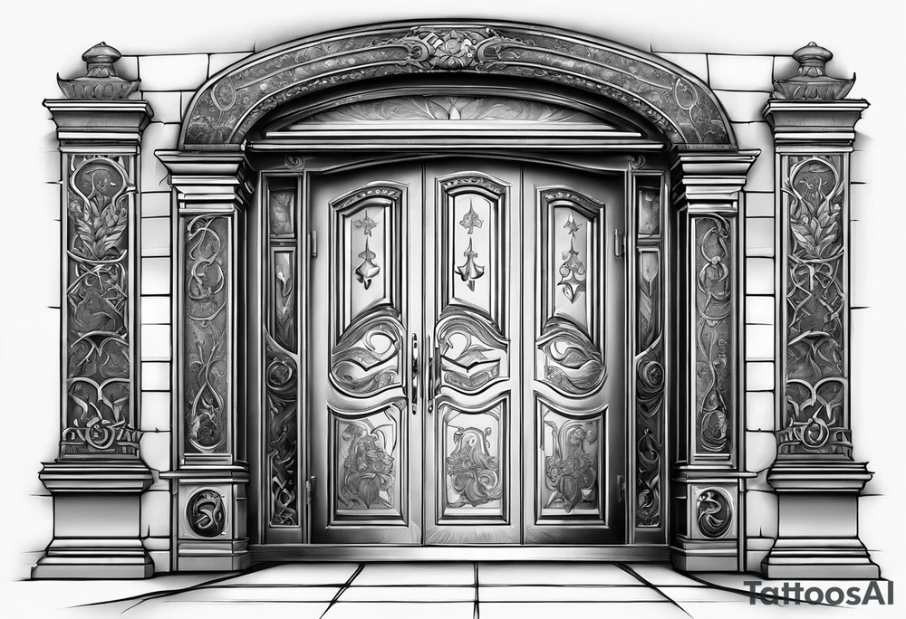 Wizardry, Doors, Weapons, Fantasy tattoo idea