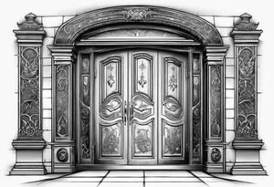 Wizardry, Doors, Weapons, Fantasy tattoo idea
