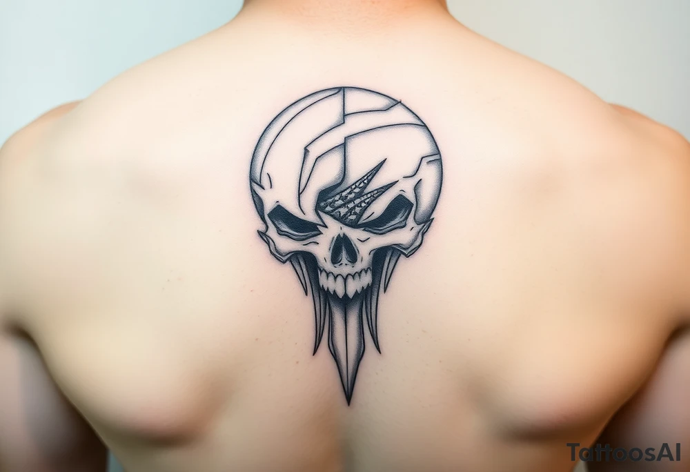 Head tattoo tattoo idea