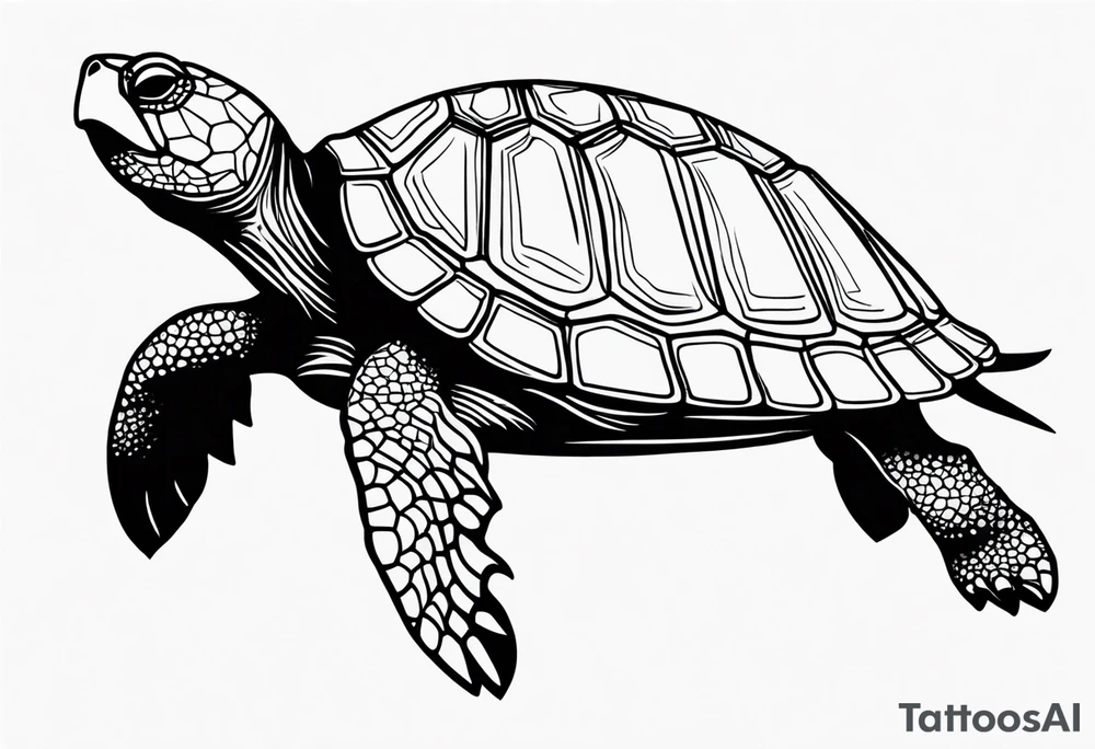 Turtle tattoo idea