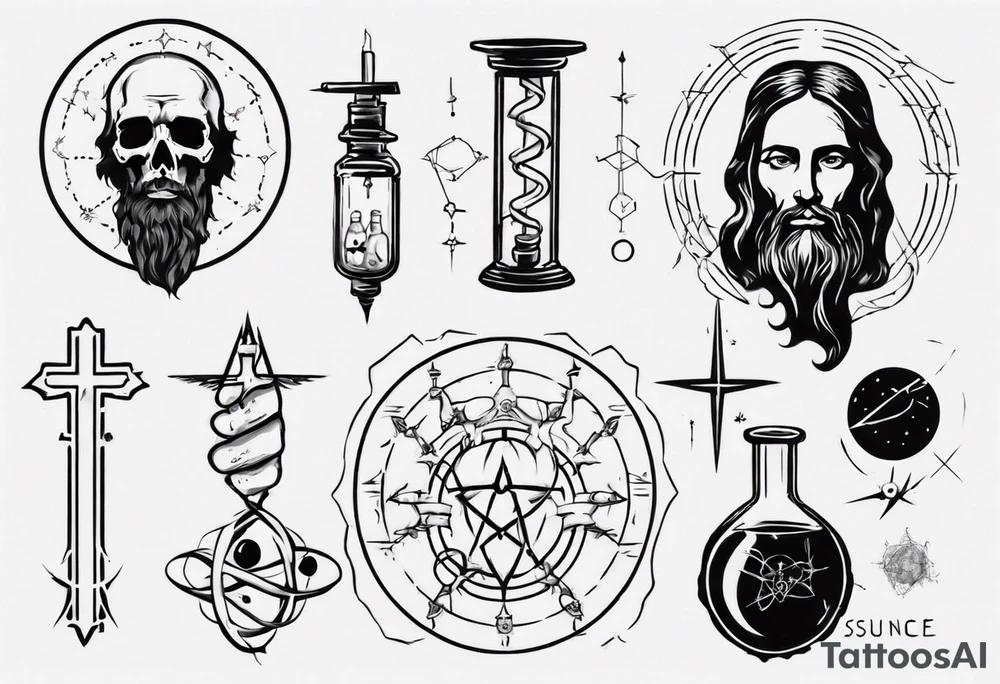 Combine science with Jesus, not satanic
No skulls tattoo idea