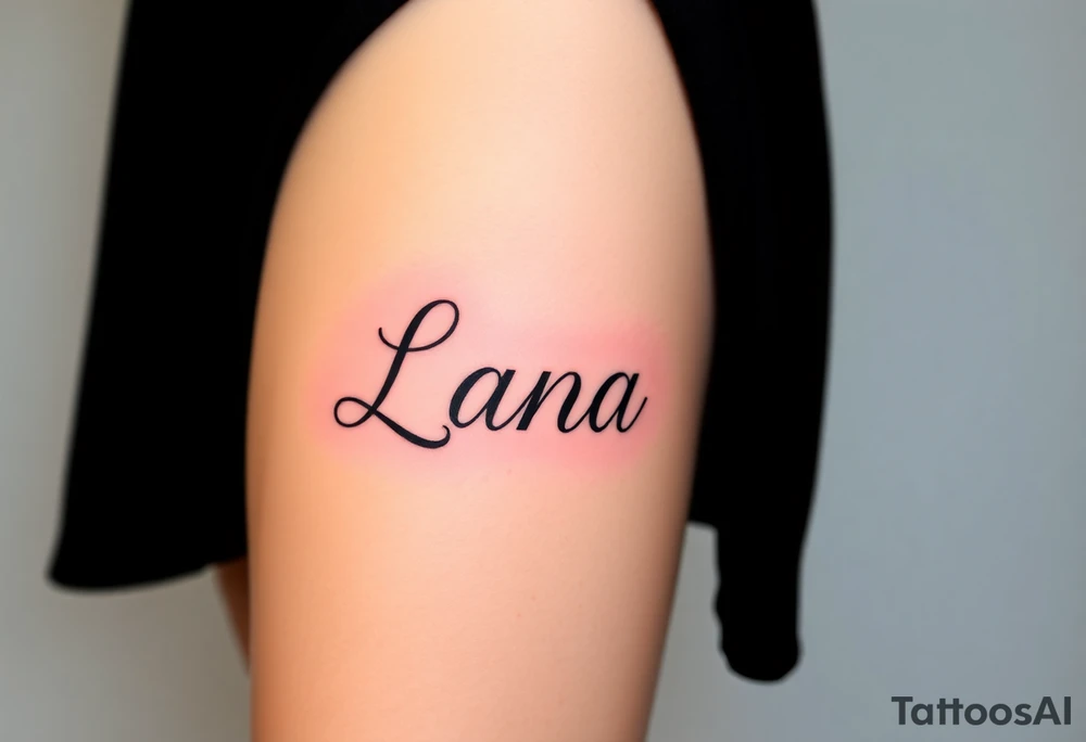 Lana tattoo idea