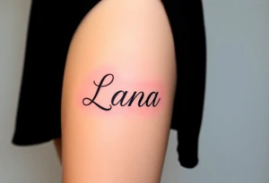 Lana tattoo idea