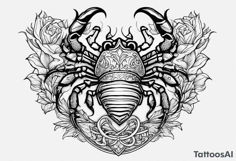 scorpio tattoo idea