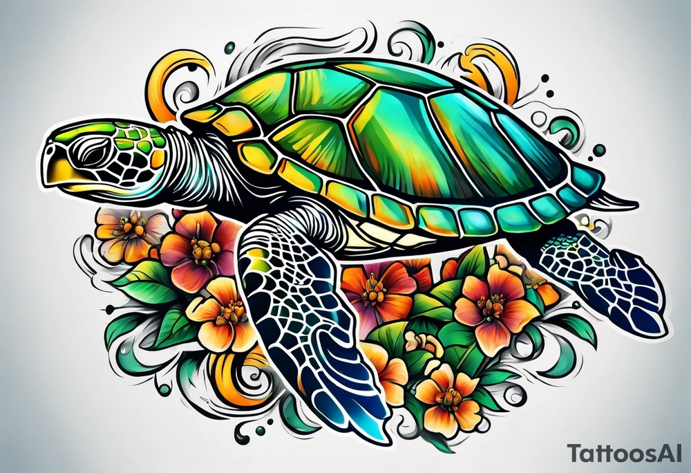 seaturtle tattoo idea