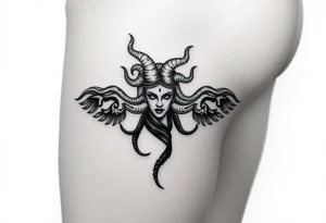 medusa greek goddess tattoo idea
