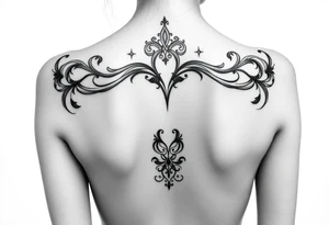 Emily. Aries. Feminine dark erotic tattoo idea