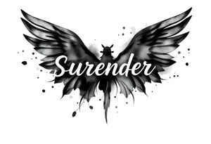 Surrender tattoo idea