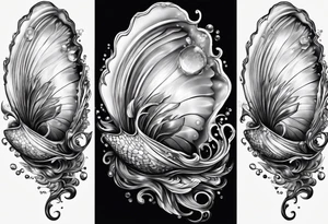 Mother of pearl oyster beautiful
Underwater tattoo idea