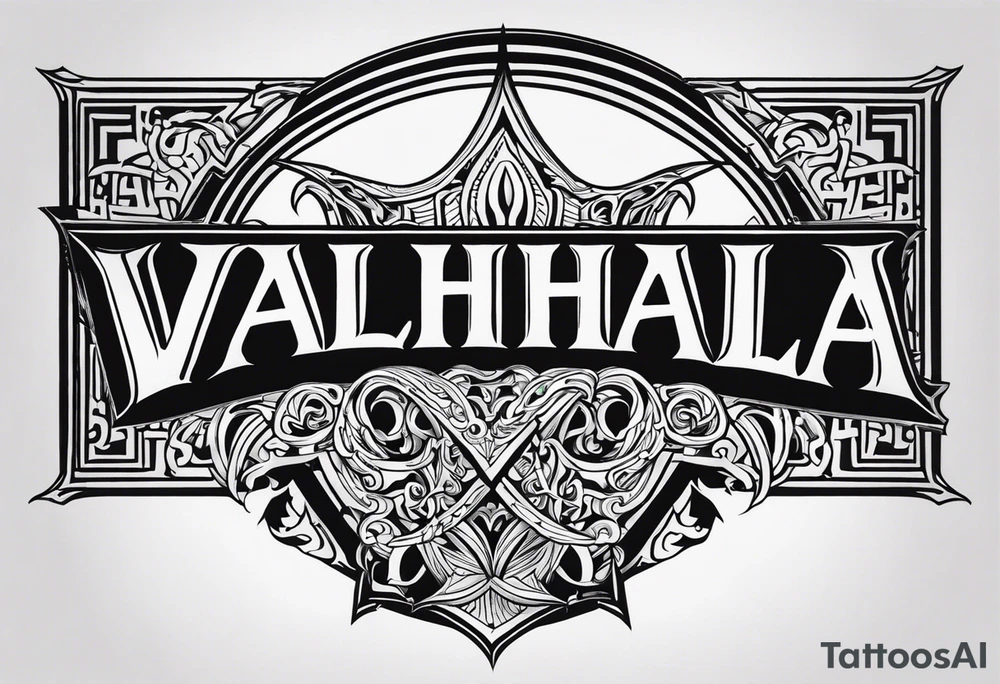 Valhalla tattoo idea