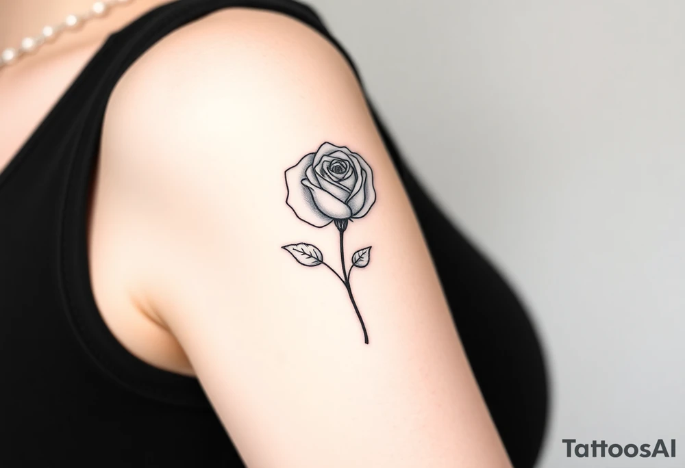 rose tattoo idea