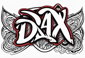 The name Drax for a dog tattoo idea