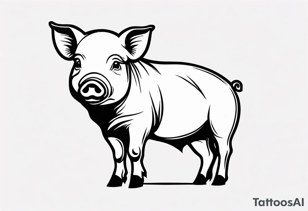 pigs tattoo idea