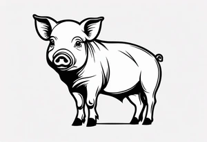 pigs tattoo idea