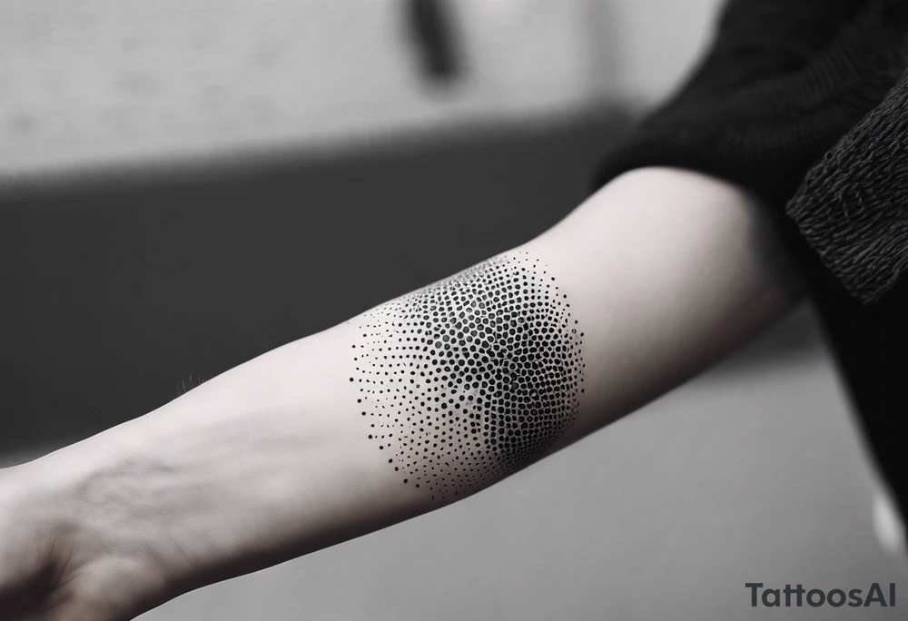 LINE AROUND SHOULDERS TO THE WRIST tattoo idea