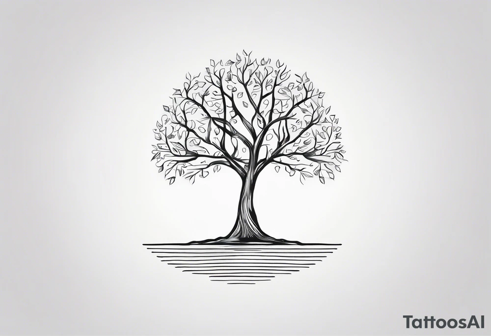 tree with the words "give yourself a reason". tattoo idea tree with the words "give yourself a reason". tattoo idea