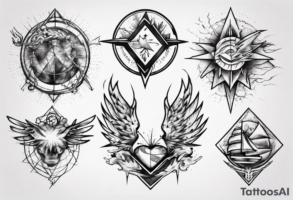 Friendship graph tattoo idea