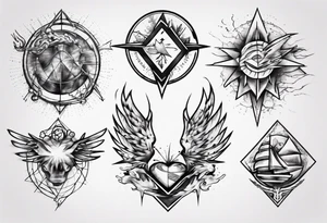 Friendship graph tattoo idea