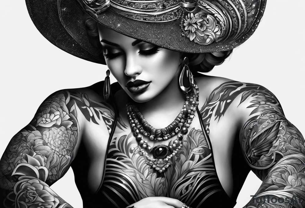Make me a tattoo about trading tattoo idea