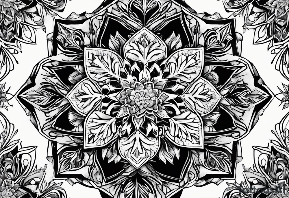 Snowflake tattoo idea