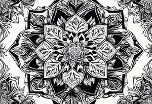 Snowflake tattoo idea