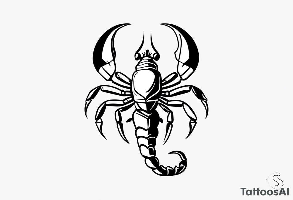 small Julia scorpion tattoo idea