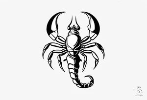 small Julia scorpion tattoo idea