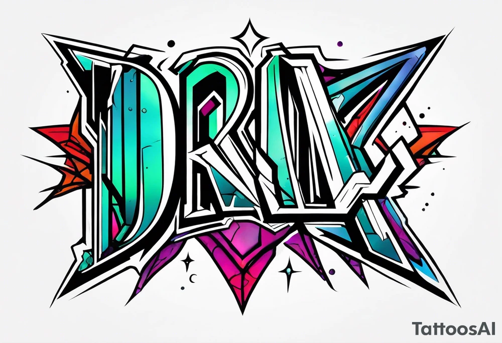 The name Drax tattoo idea